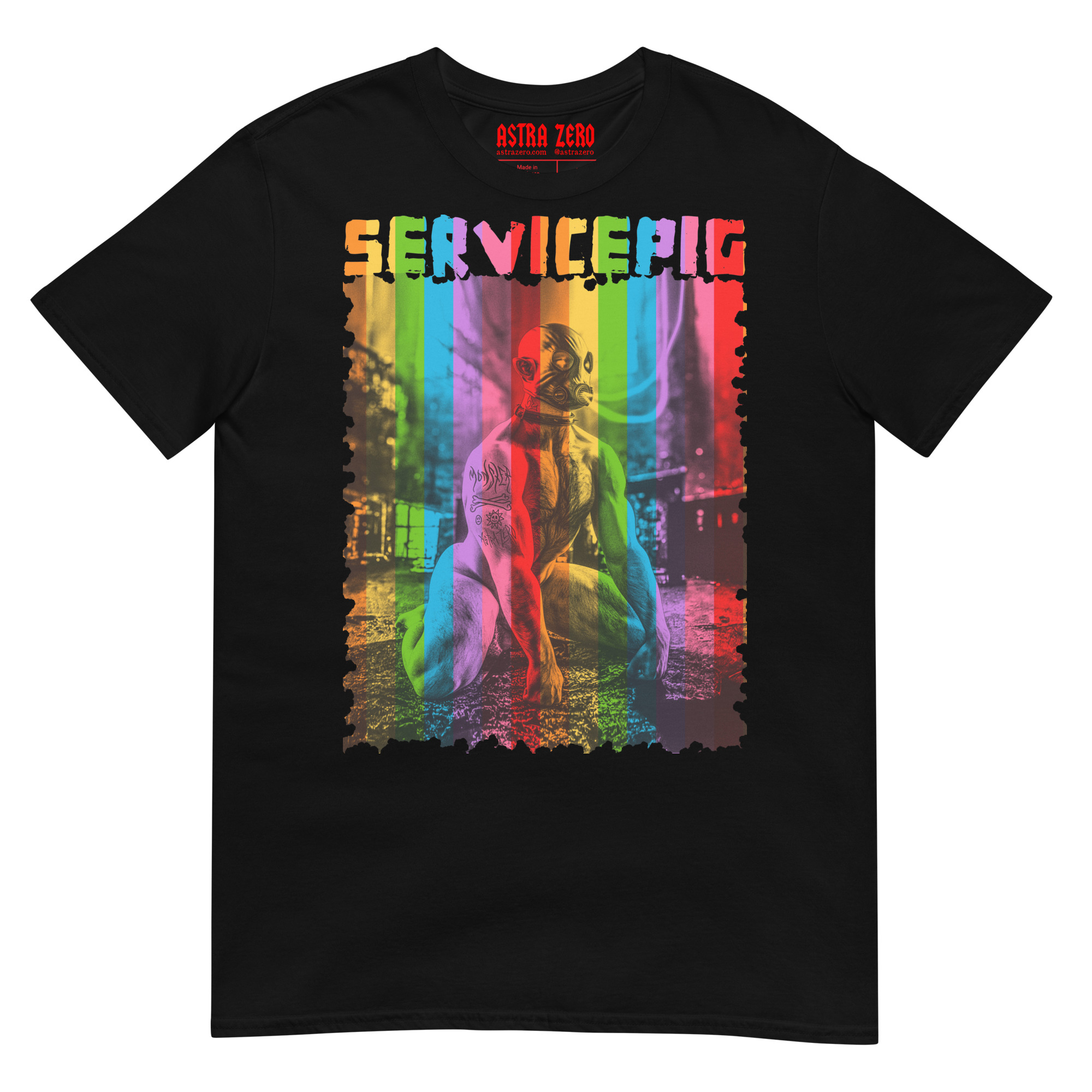 Featured image for “Service Pig Gay Pride - Short-Sleeve Unisex T-Shirt”