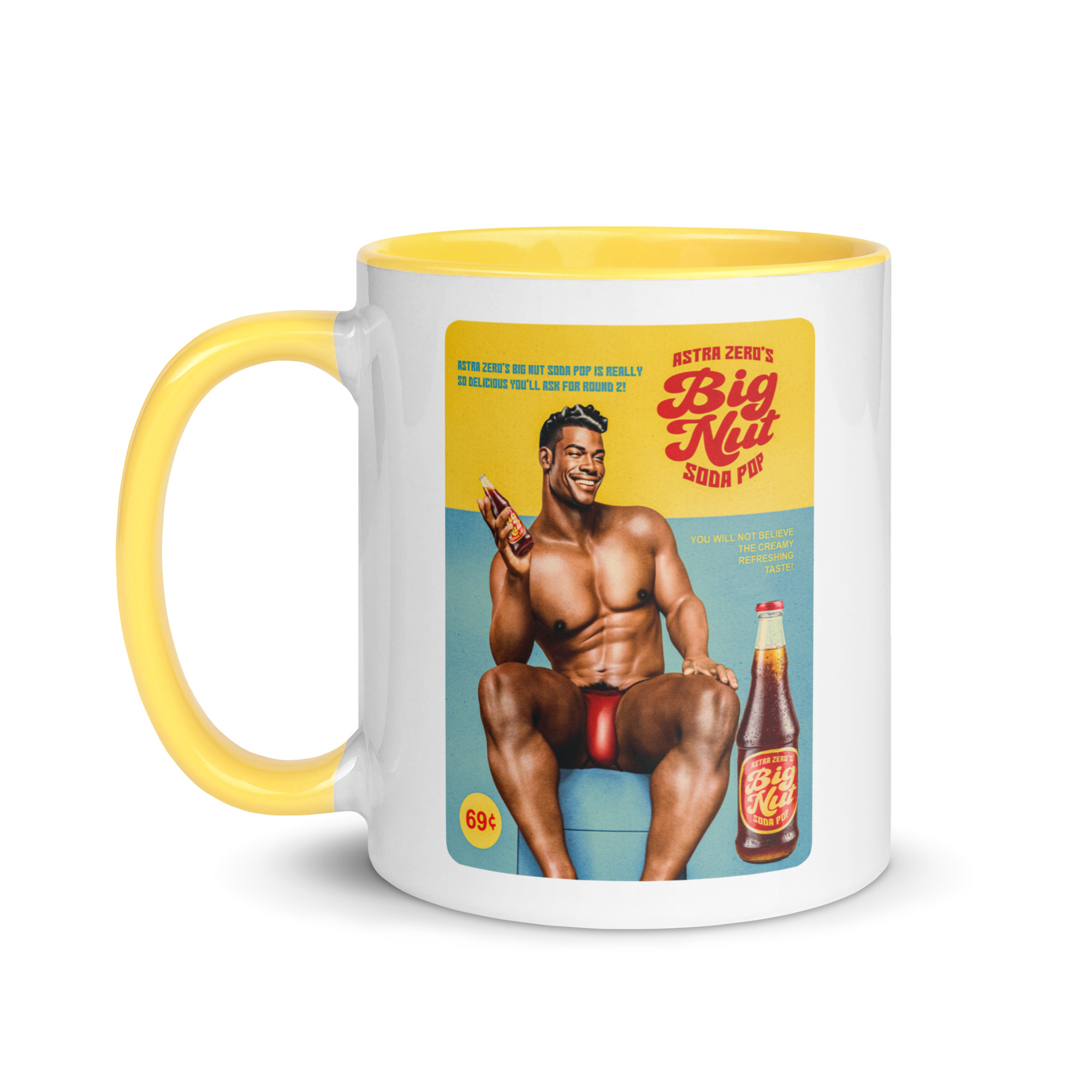 Featured image for “Big Nut Soda Pop - Mug with Color Inside”