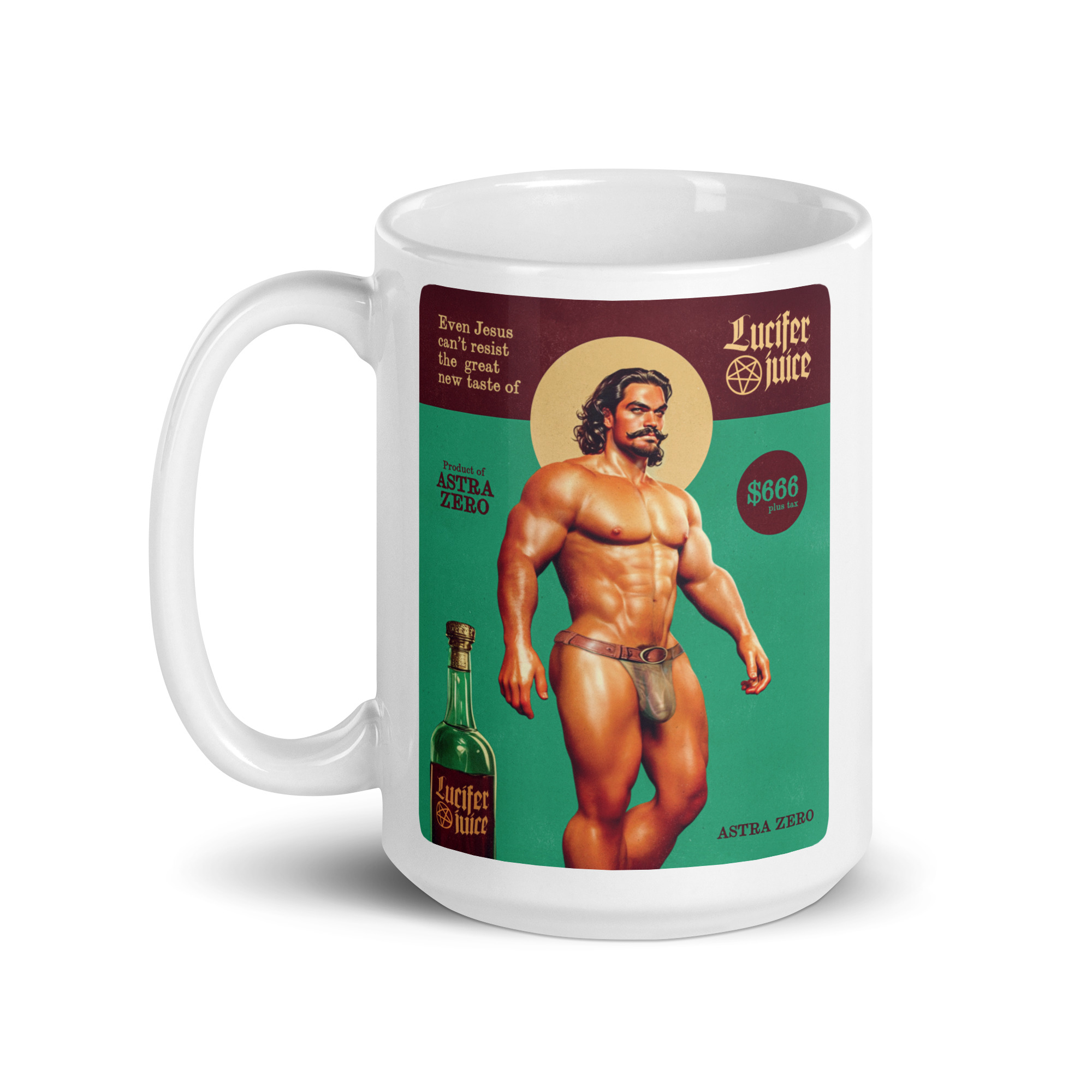 Featured image for “Lucifer Juice - White glossy mug”