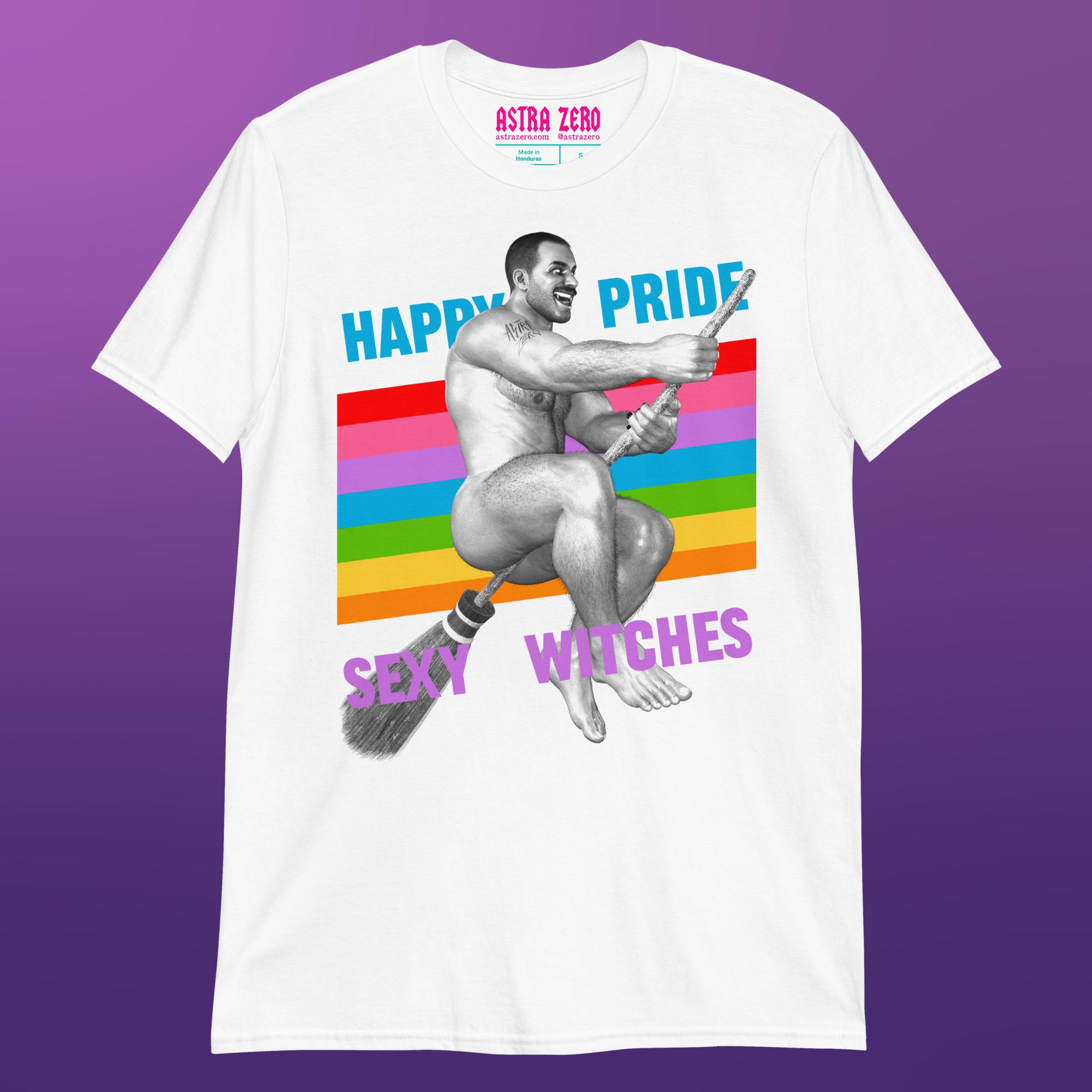 Featured image for “Happy Pride Sexy Witches - Short-Sleeve Unisex T-Shirt”