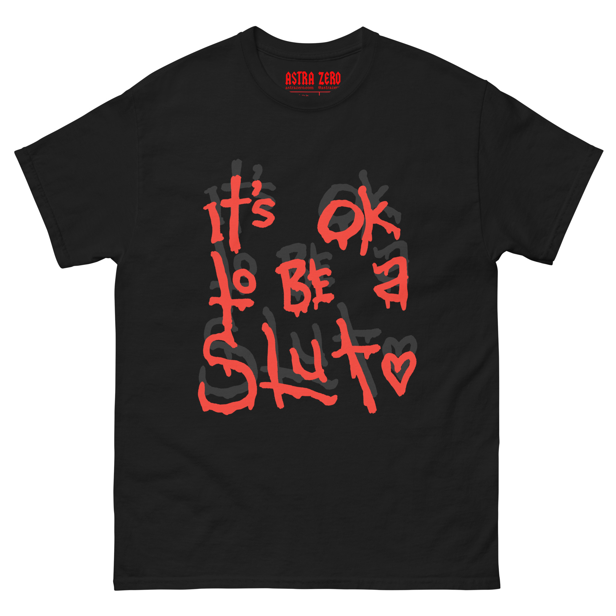 Featured image for “It’s ok to be a slut  - Men's classic tee”